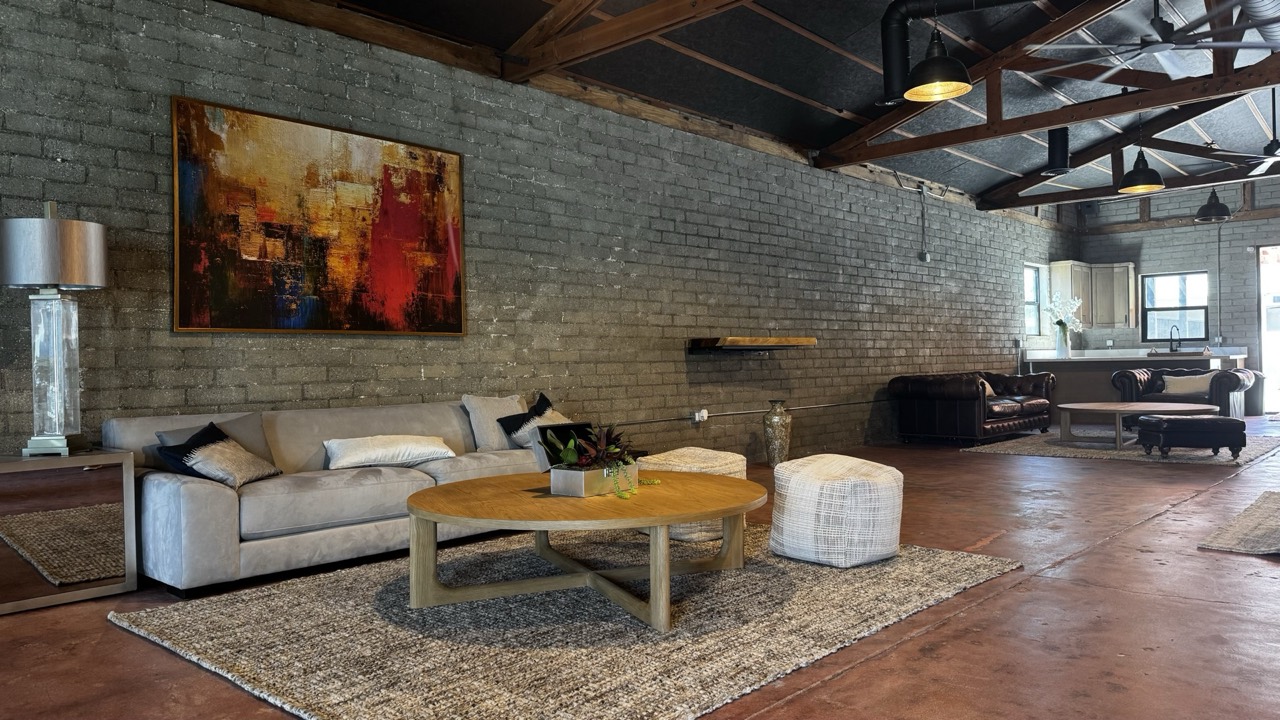 The Family Room interior — a warm, inviting venue for memorial services and celebrations of life